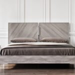 Eastern King Alexa Italian Modern Grey Bed