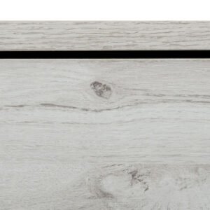 Asus - Italian Modern White Washed Oak Nightstand