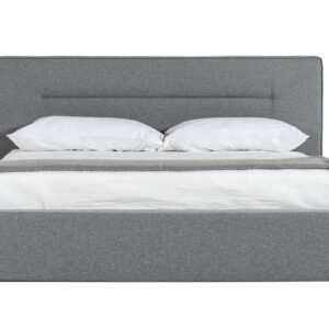 Juliana - Queen Italian Modern Dark Grey Upholstered Bed