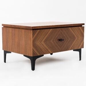Paula - Mid-Century Walnut Nightstand