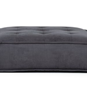 Nolden - Waterproof Dark Grey Fabric Ottoman