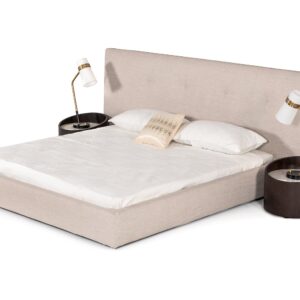 Brittany - California King Modern Grey Fabric Bed