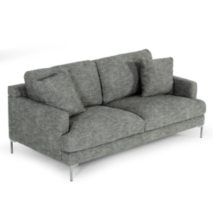 Janina - Modern Dark Grey Fabric Sofa