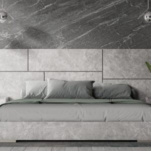 Eastern King Marbella - Italian Modern Grey Bed Set