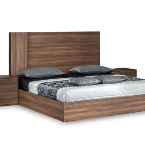 Eastern King Asus - Italian Modern Elm Grey Bedroom Set