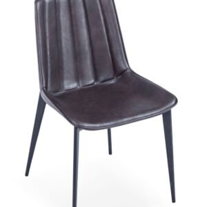 Peoria - Modern Brown & Black Dining Chair (Set of 2)