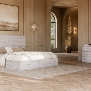 Asus - Modern Italian White Bedroom Set