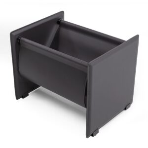 Uriah - Modern Grey Magazine Rack