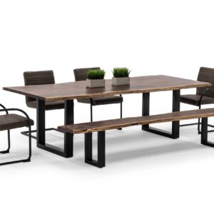 Taylor - X-Large 102" Modern Live Edge Wood Dining Table