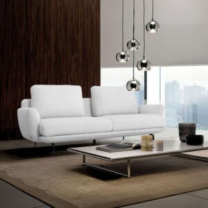 Dolly Modern - Off White Fabric Sofa