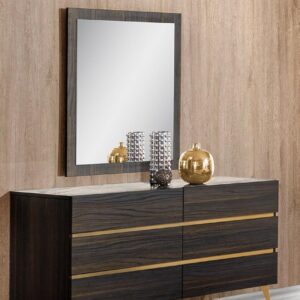 Velondra - Queen Modern Eucalypto + Marble Bedroom Set