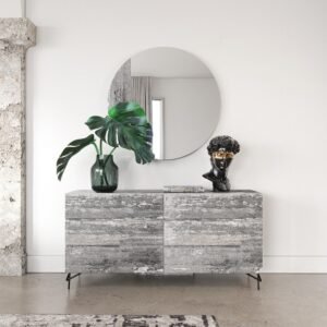Aria - Italian Modern Multi Grey Bedroom Set