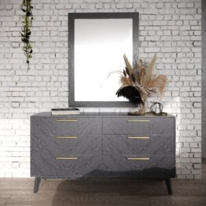 Diana - Modern Grey Ash Dresser