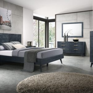 Diana - Queen Modern Grey Ash Bedroom Set