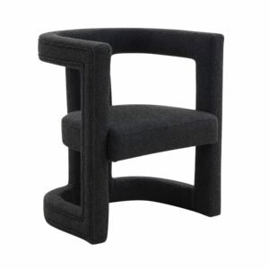 Ada Black Performance Boucle Chair