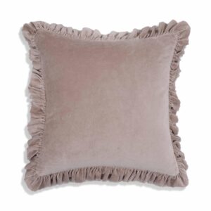 Alessia 20.5" Distressed Velvet Square Throw Pillow