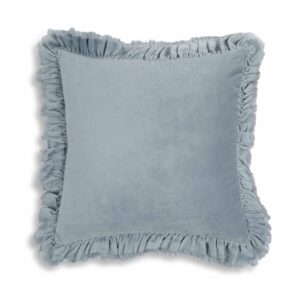 Alessia 20.5" Distressed Velvet Square Throw Pillow