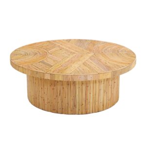 Acadia 47" Rattan Coffee Table