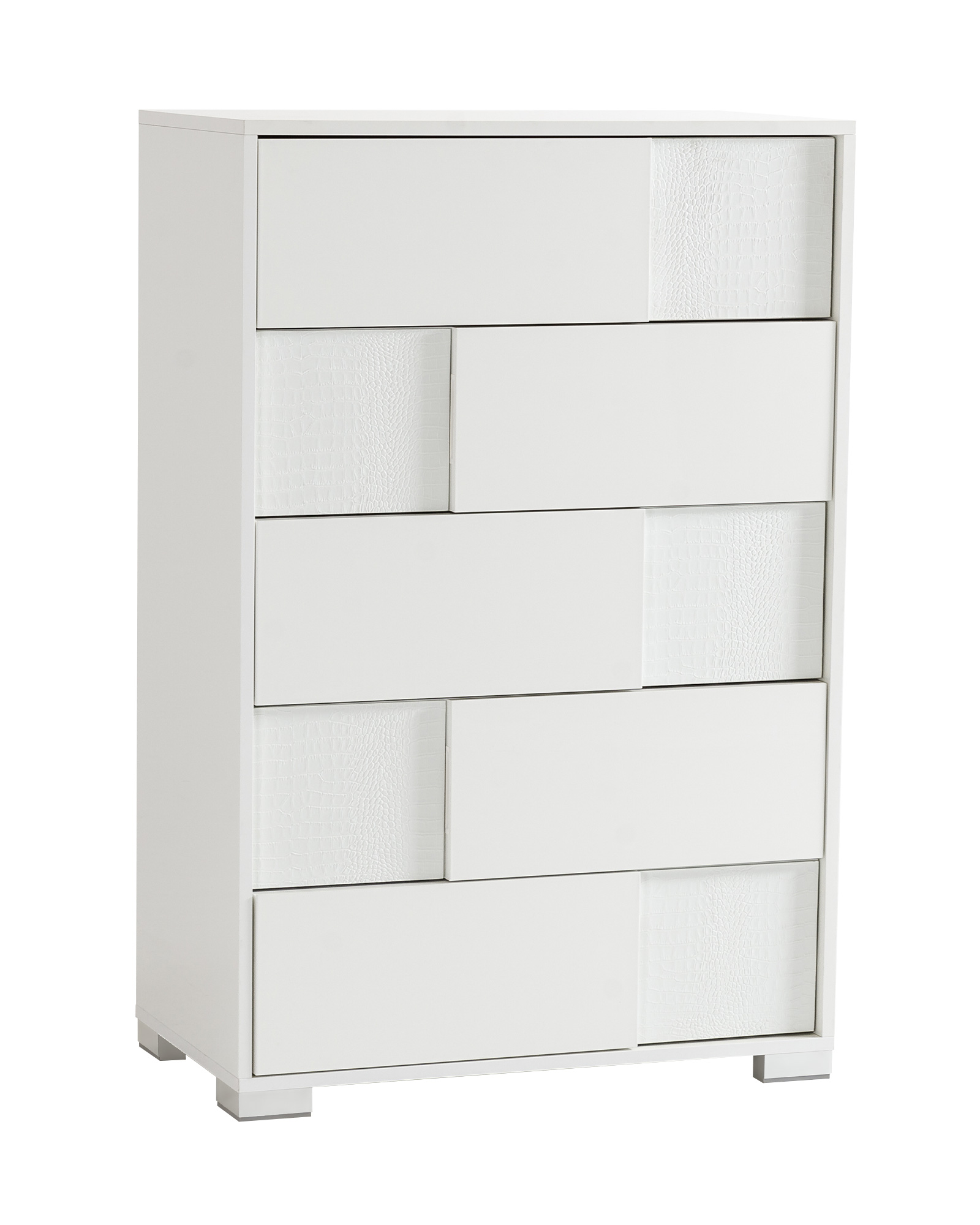 Monza Italian Modern White Chest