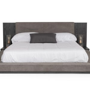 Queen Jagger Modern Grey Bed