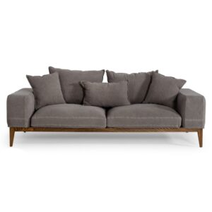 Corina - Modern Grey Fabric Sofa