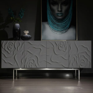 Gwen - Modern Grey High Gloss Buffet