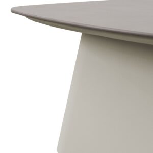 Nouveau Anchor - Outdoor Grey Stone + Aluminum Coffee Table
