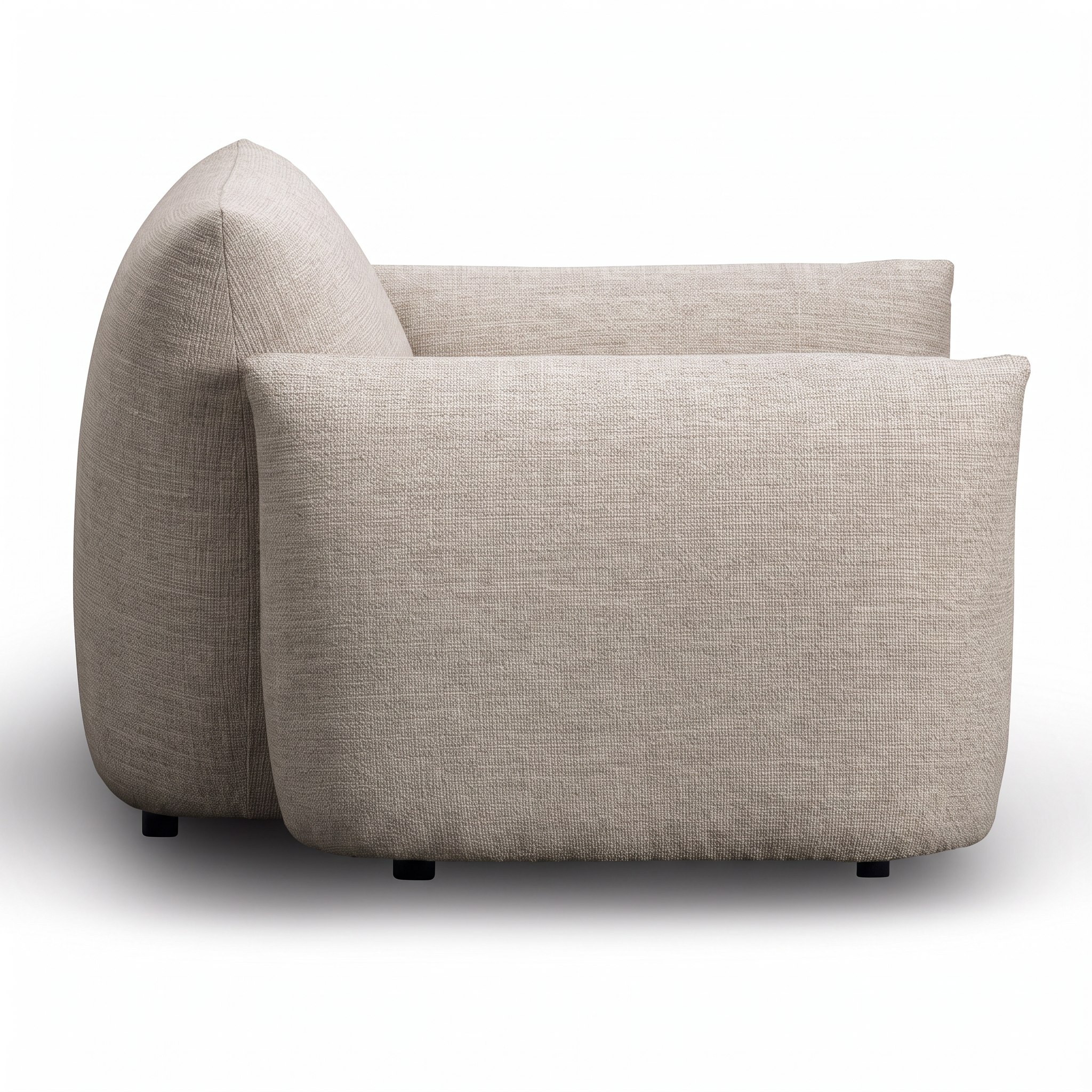 Nouveau Anchor - Outdoor Grey Olefin Fabric Chair - Image 2