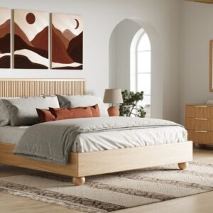 Winters - Modern Natural Oak 4-Piece Bedroom Set