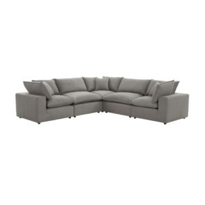 Cali 5-Piece Performance Fabric Modular L-Sectional