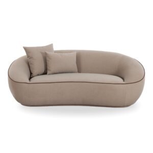 Jenny 78" Taupe Performance Faux Mohair Loveseat