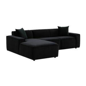 Olafur 2-Piece Performance Fabric L-Shaped Sectional