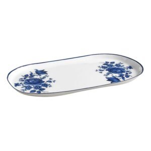 Cottage China Blue & White Serving Tray