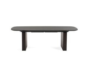 Calhoun - Modern Smoked Oak Extendable Dining Table