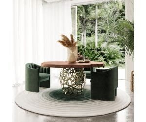 Taylor - Round Live Edge Dining Table