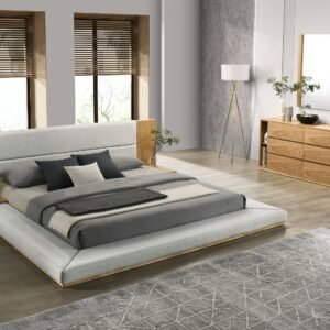Jagger Modern Natural Oak Bed
