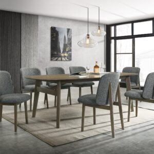 Costello - Mid-Century Modern Wenge Dining Table