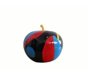 Apple Modern Multi-Color Sculpture