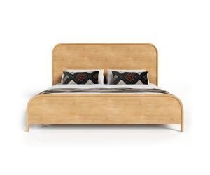 Queen Dresden - Modern Natural Acacia Bed